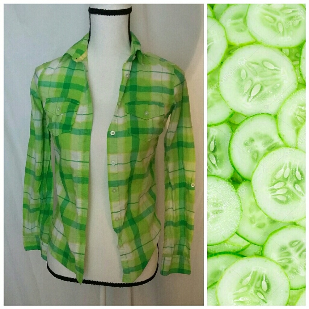 aeropostale Plaid Button Down